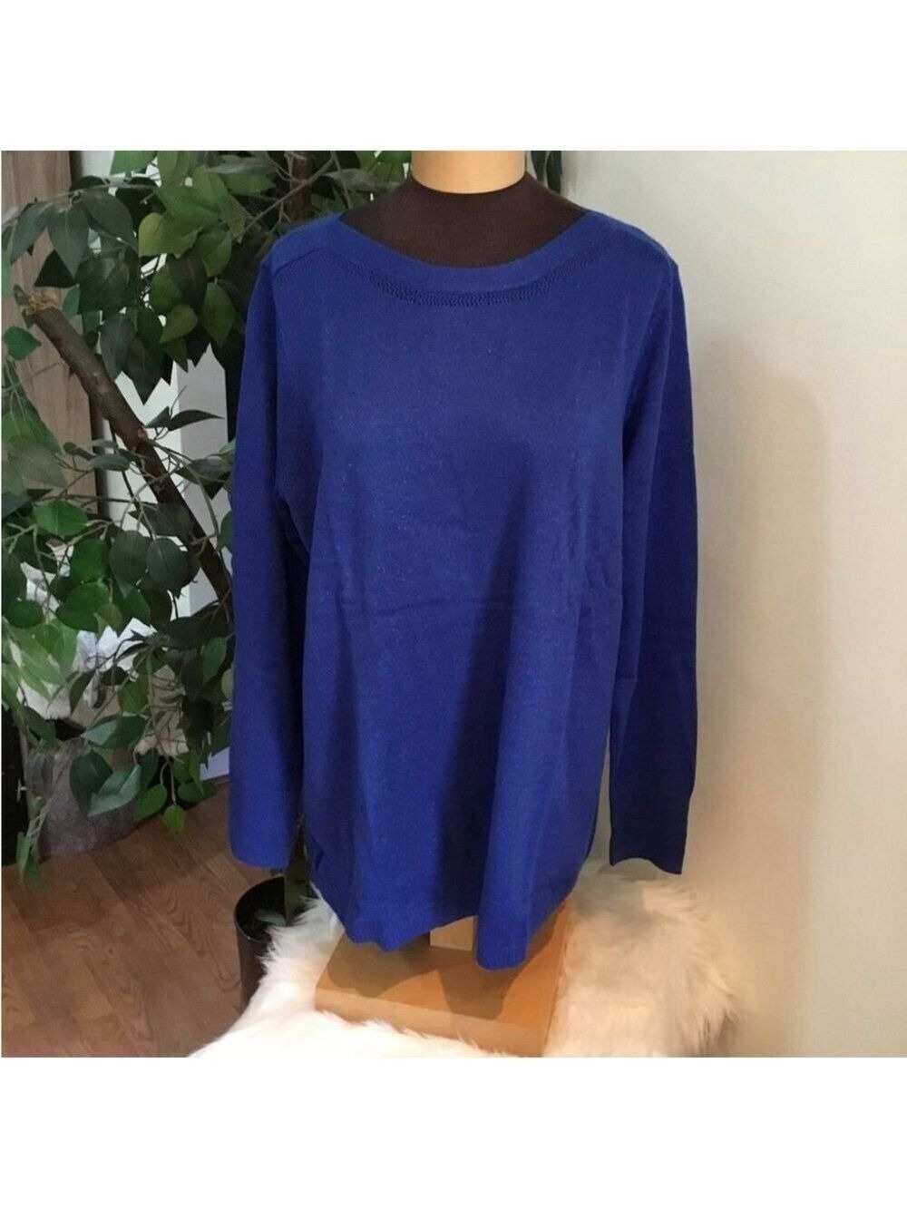 Apt 9 long sleeve sweater Woman's size XXL pull over crewneck sparkly